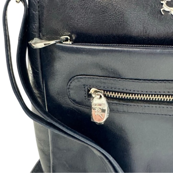 ASHWOOD Genuine Leather Crossbody Shoulder Bag NWOT 10.5” x 8” x 2” D…BLACK NWOT - Picture 10 of 14